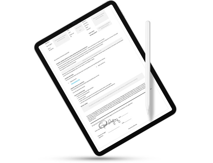 365Villas-Software-Email2020 365 Villas features Digital signature