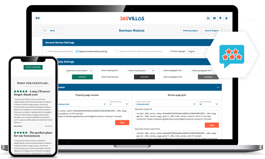 365Villas-Software-Email2020 365Villas Review Module Feature