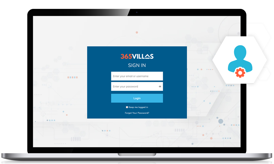 User Rights feature of 365 Villas Software