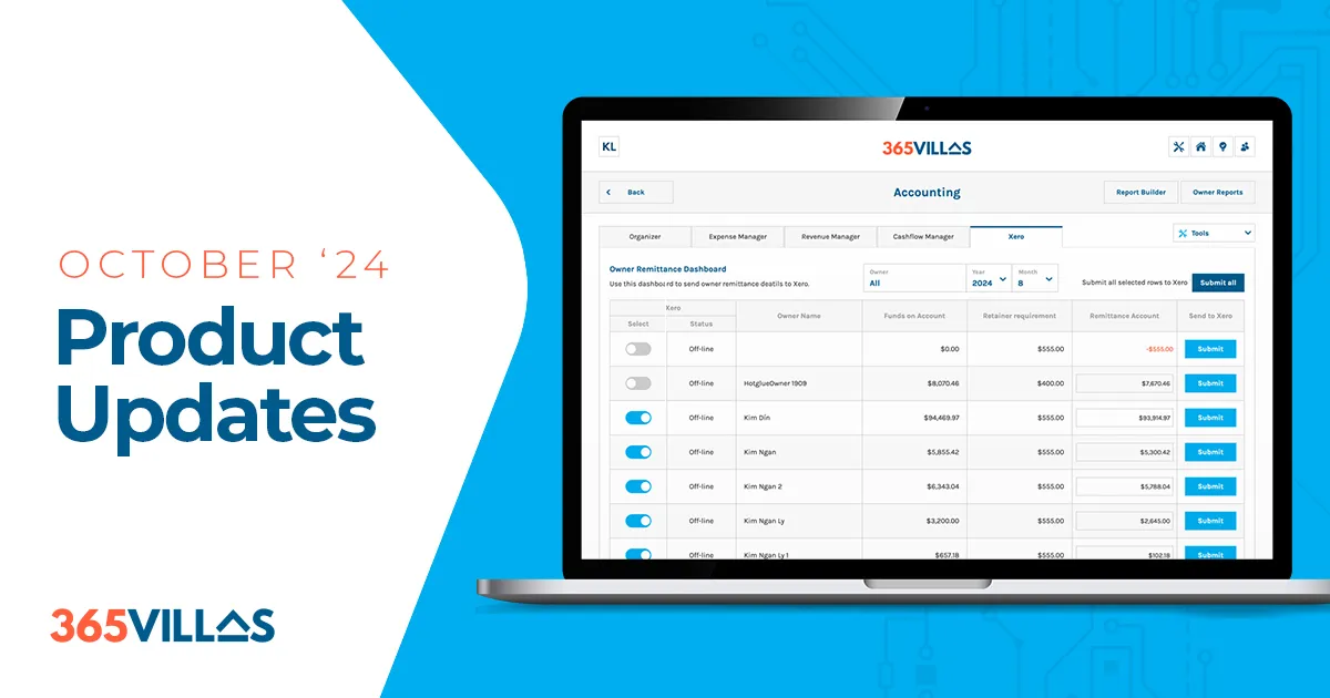 October 2024 Update: New Features on 365Villas