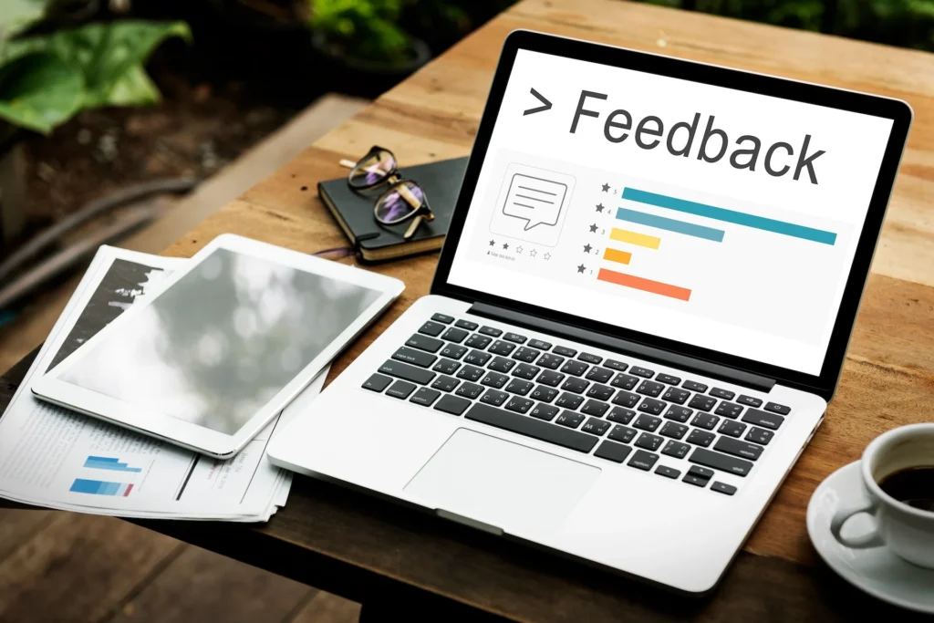 checking guest feedback