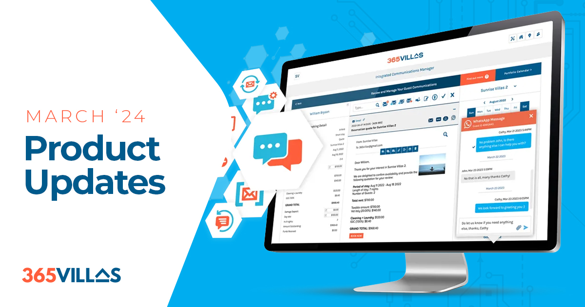 March 2025: 365Villas Vacation Rental Software Developments